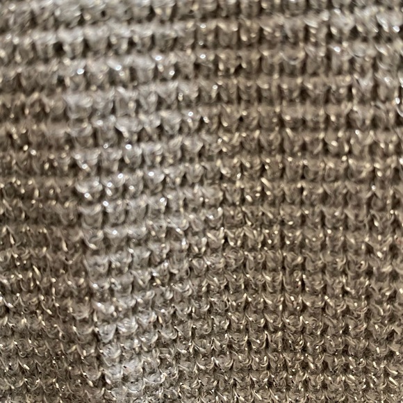 LIZ CLAIBORNE 🩶SPARKLING SILVER🩶 SWEATER SIZE LARGE 🌟NWOT🌟 - Picture 7 of 11